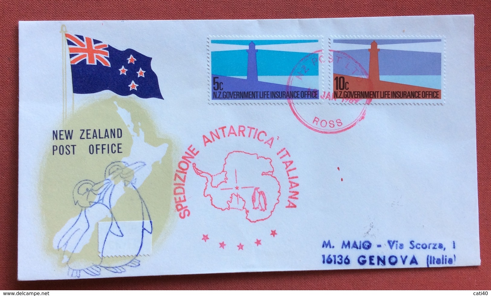 SPEDIZIONE ANTARTICA ITALIANA  NEW ZELAND ROSS - Non Classificati