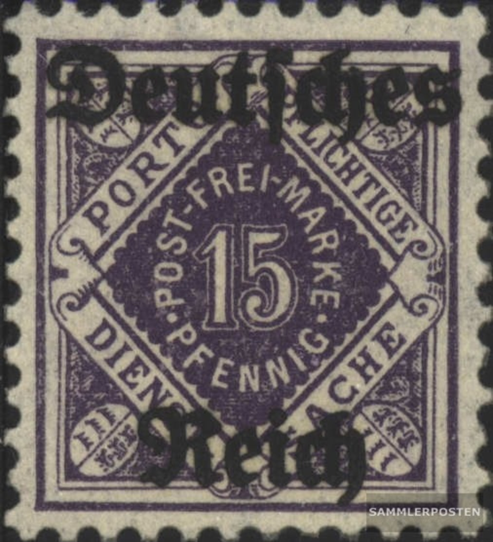 Deutsches Reich D54 MNH 1920 Timbro Ufficiale - Ungebraucht