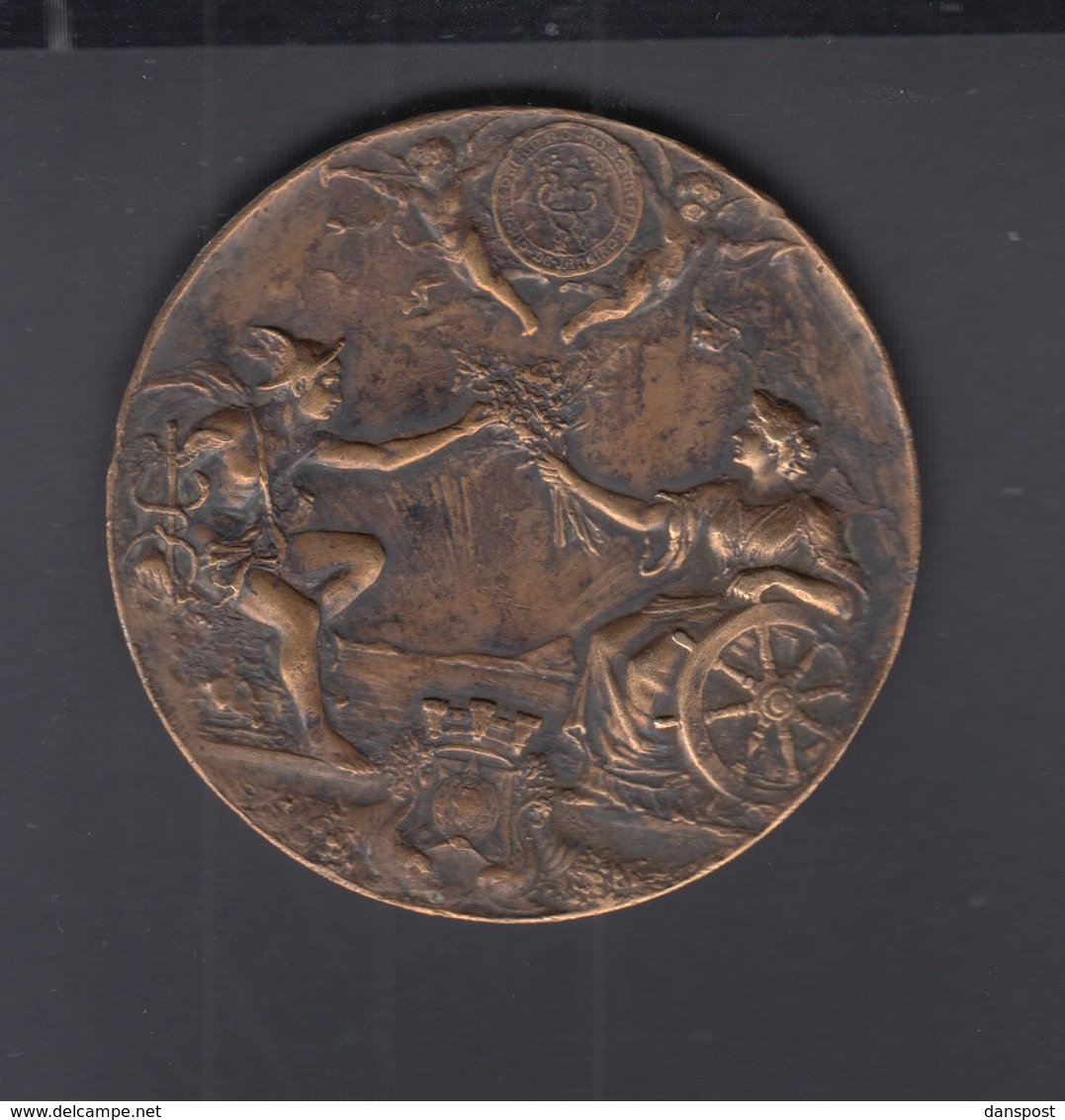 Brazil Bronze Medal Asociasao Commercial Do Rio 190659.85 Gramms 50 Mm - Sonstige & Ohne Zuordnung