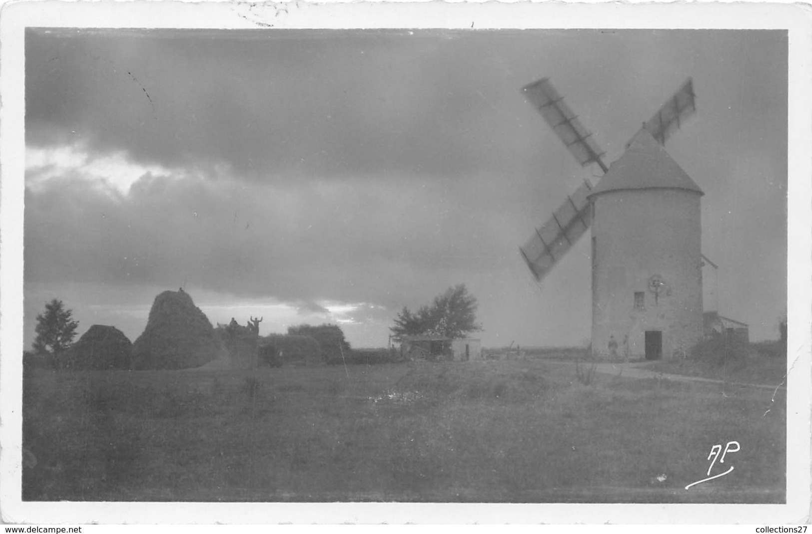 56-DAMGAN-KERVOYAL- LE MOULIN AU SOLEIL COUCHANT - Damgan