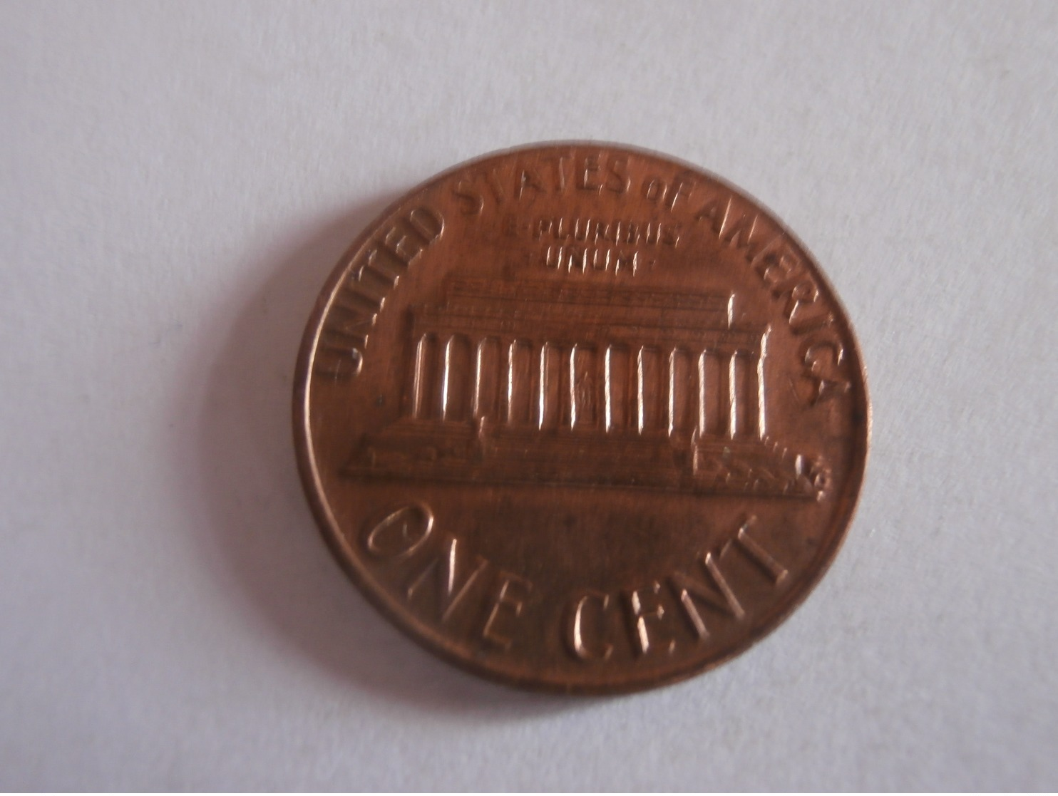 One Cent ETATS UNIS 1973 - 1959-…: Lincoln, Memorial Reverse