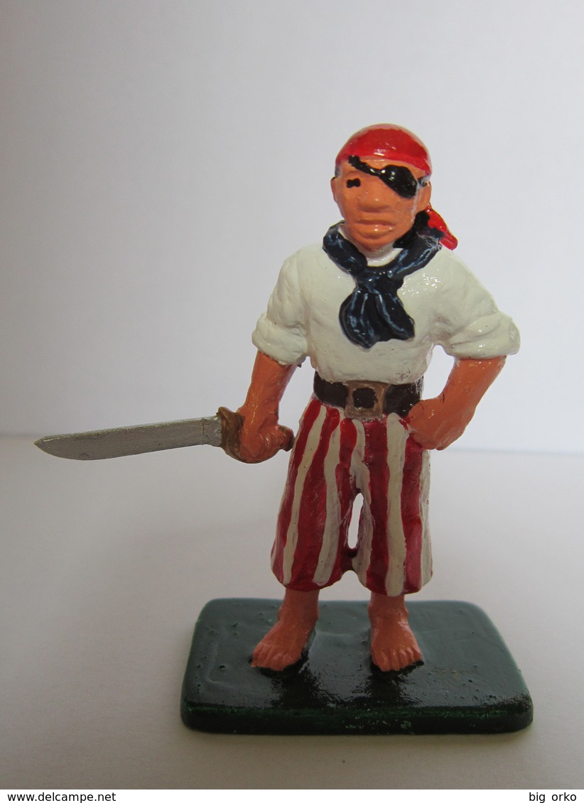 Soldatino In Lega Metallica (DIPINTO A MANO) - Pirata - Figurines