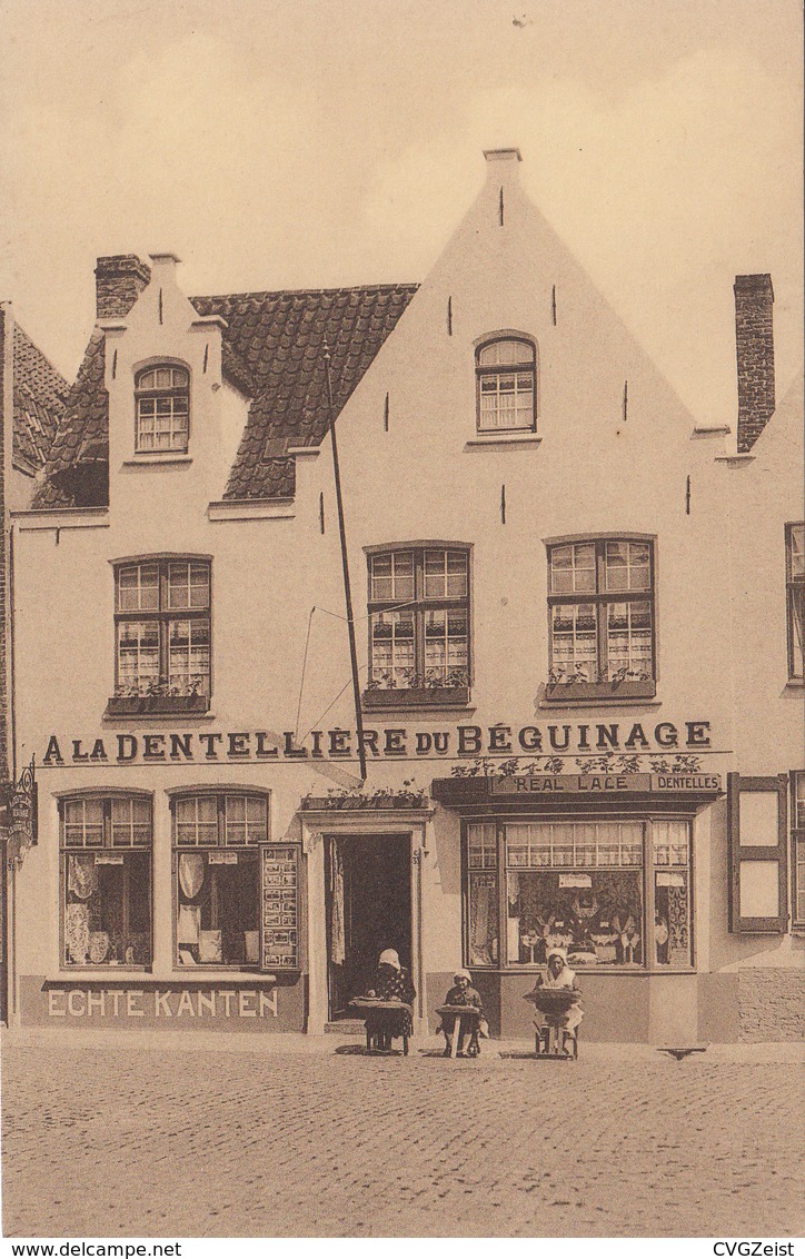 A La Dentellière Du Béguinage - Echte Kanten  - H. SLABINCK MULIER Bruges - Brugge