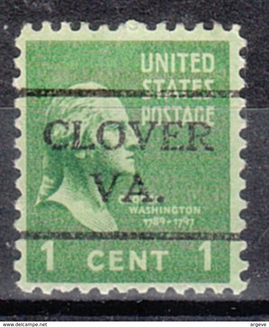 USA Precancel Vorausentwertung Preo, Locals Virginia, Clover 716 - Preobliterati