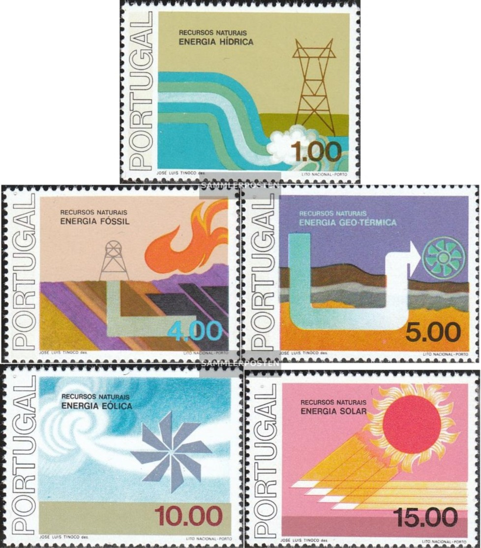 Portugal 1343-1347 (completa Edizione) Usato 1976 Energia - Usati