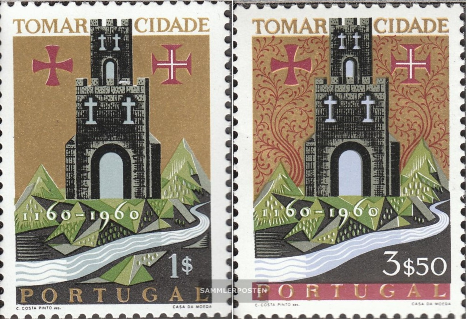 Portugal 910-911 (kompl.Ausg.) Gestempelt 1962 Tomar - Oblitérés