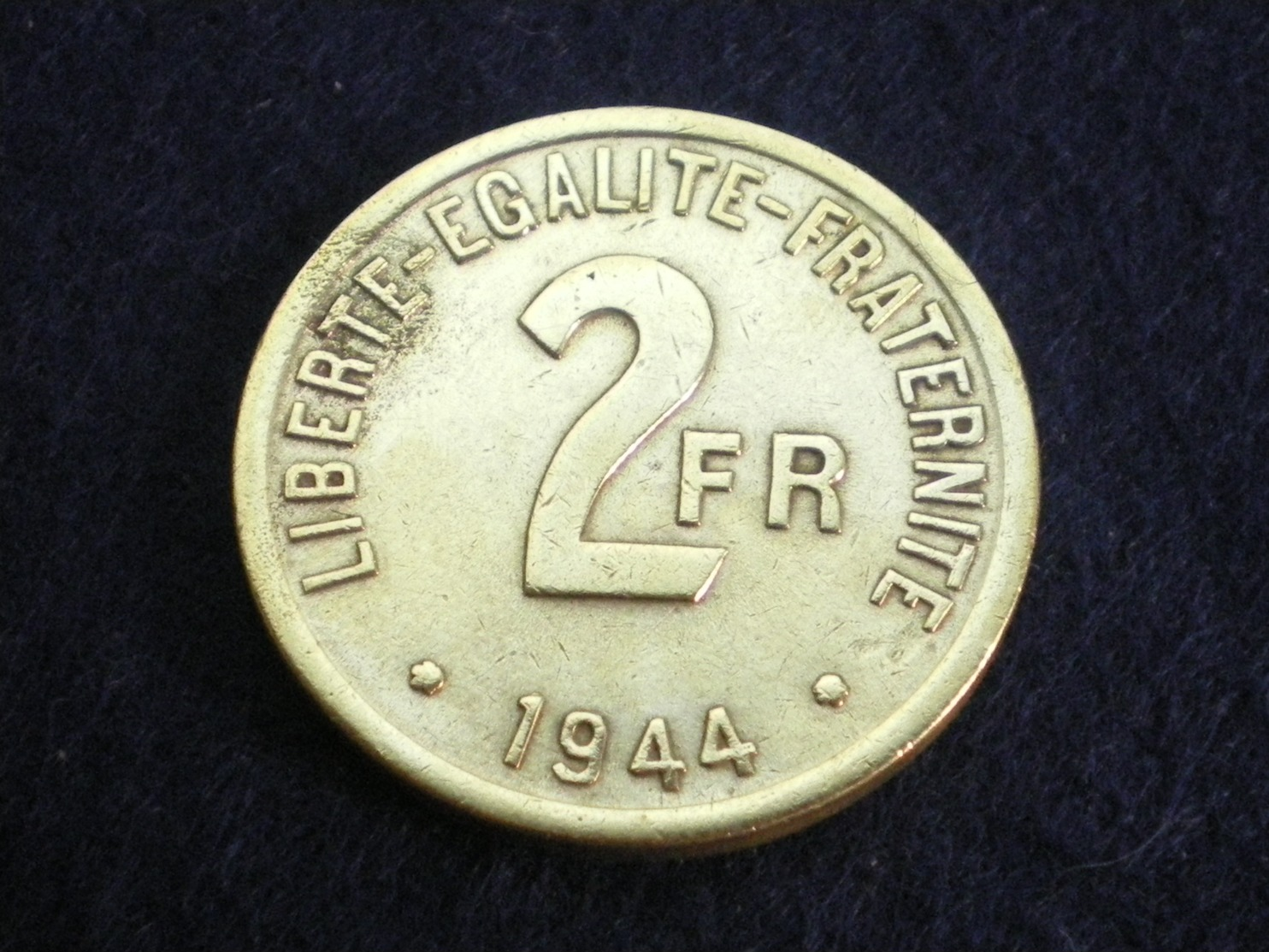 FRANCE 2 FRANCS PHILADELPHIE 1944         (  Plbleu1/14  ) - Autres & Non Classés