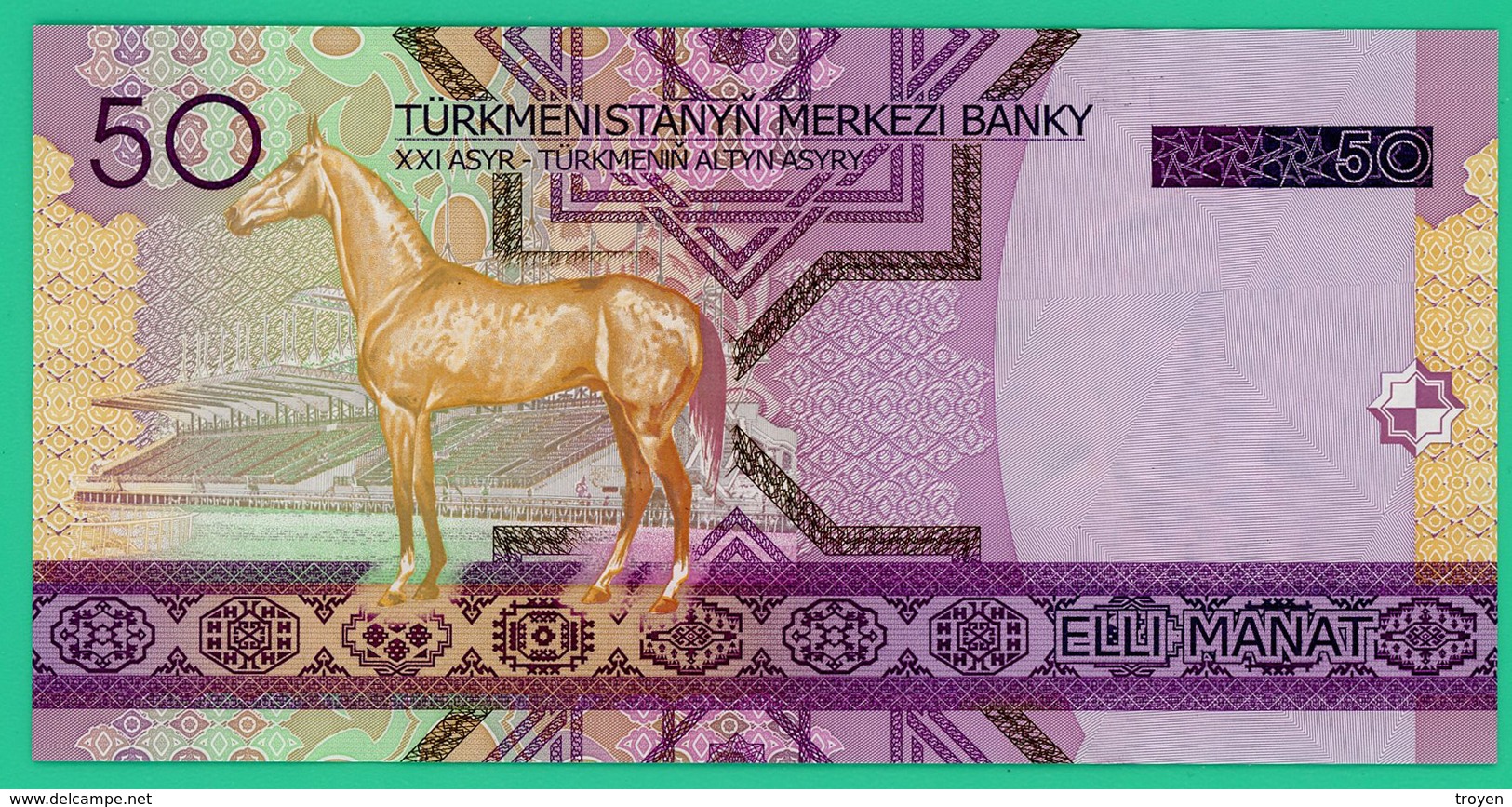 50 Mana - Turkménistan - 2005 - N° AA7048408 -  Neuf - - Turkménistan