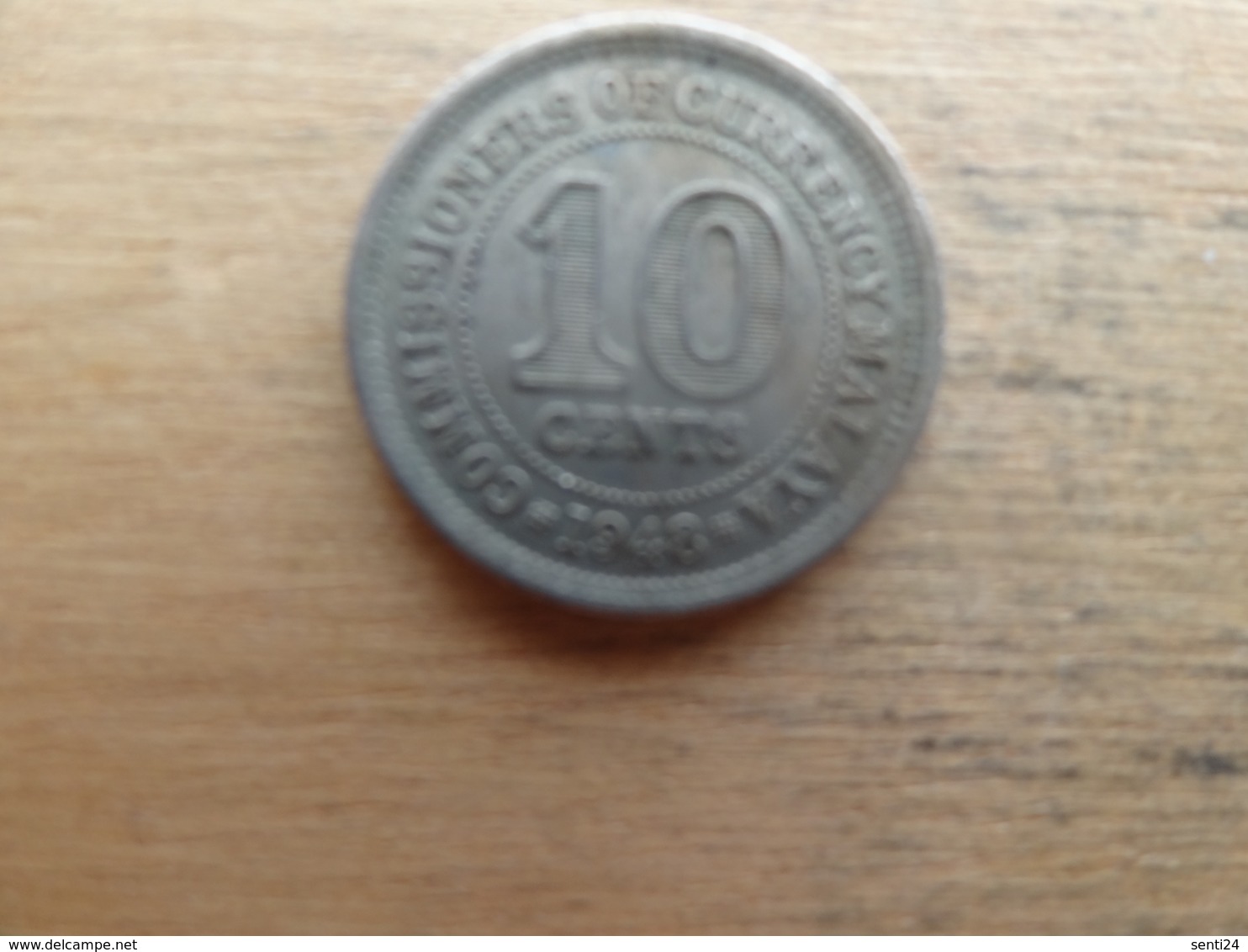 Malaya  10  Cents  1948  Km 8 - Malaysie