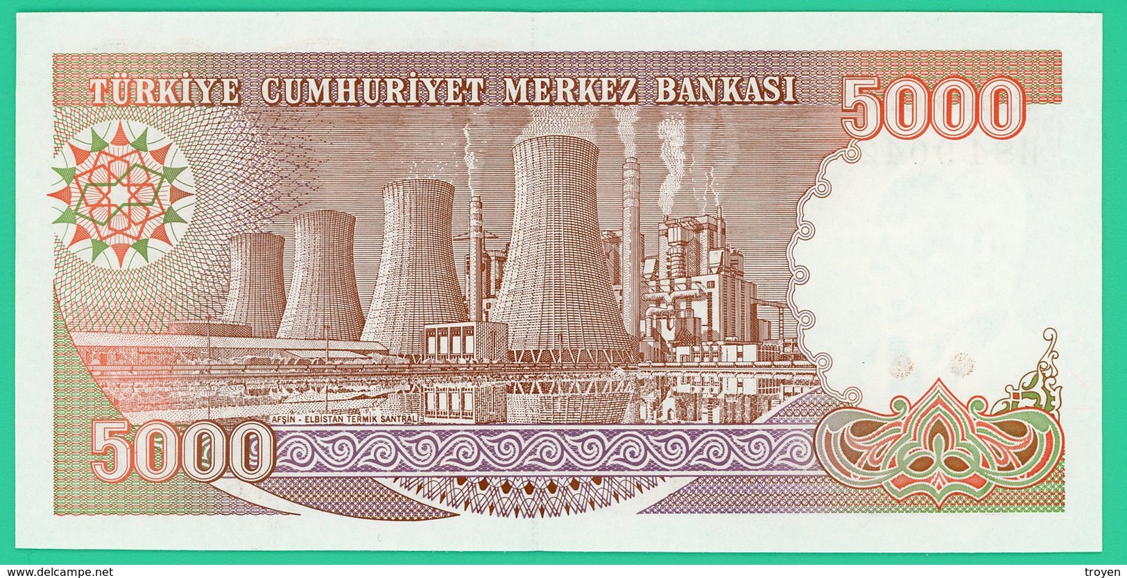 5000 Lira - Turquie - 1970 - N° H4904276 -  Neuf - - Turkey