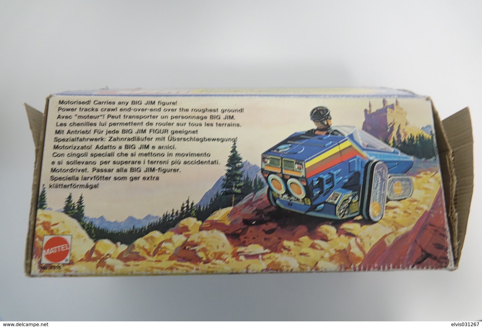 Vintage BIG JIM - ALL TERAIN VEHICLE -  with Original BOX - Mattel - Action Man