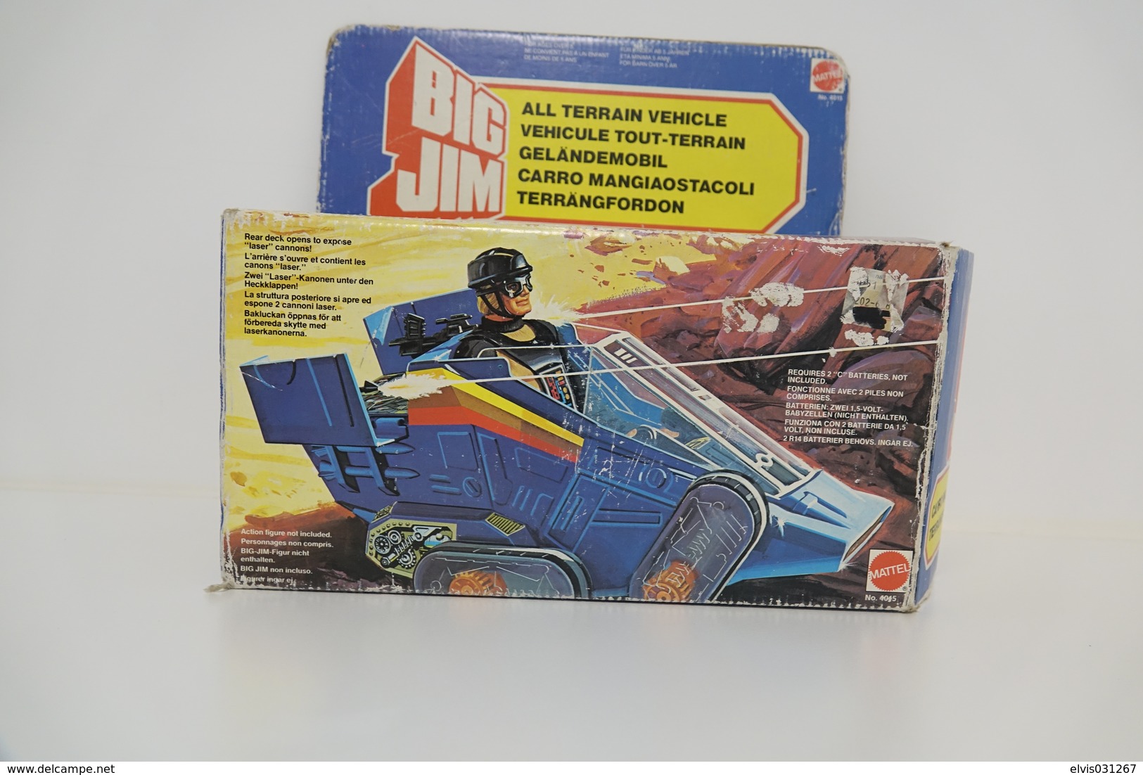 Vintage BIG JIM - ALL TERAIN VEHICLE -  with Original BOX - Mattel - Action Man