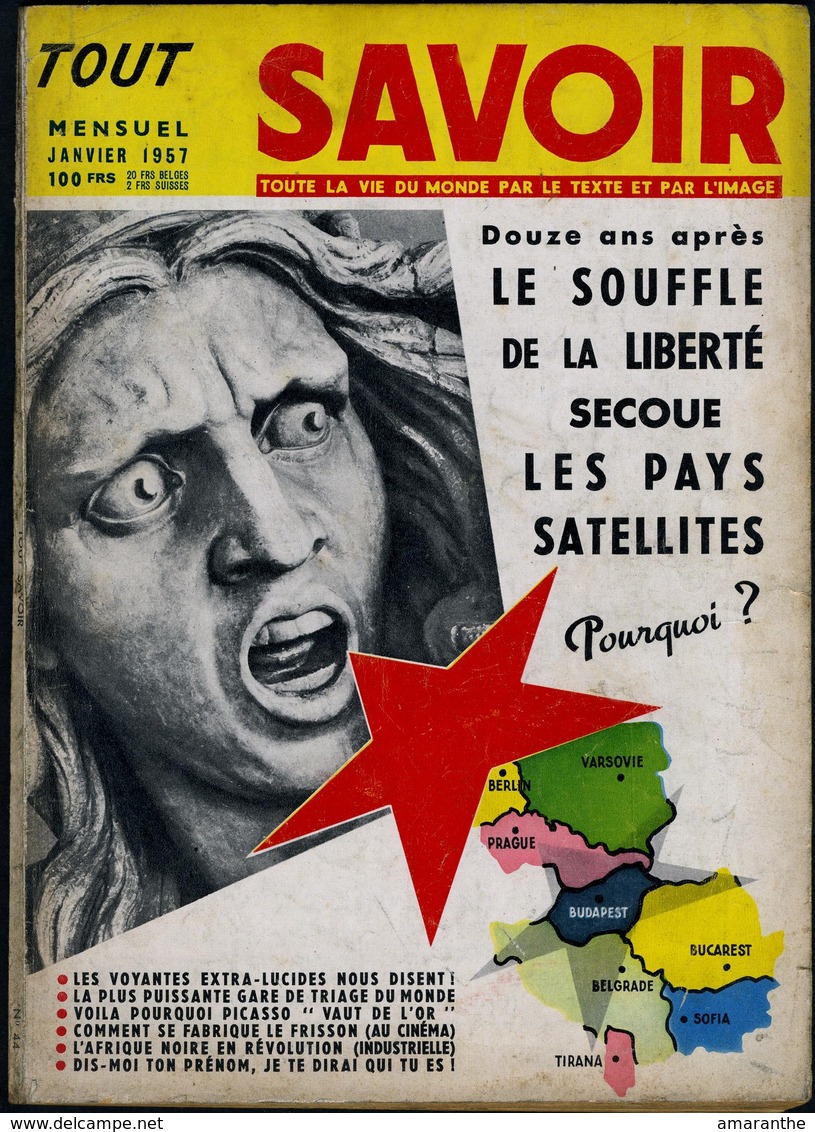 TOUT SAVOIR Janvier 1957 - Science