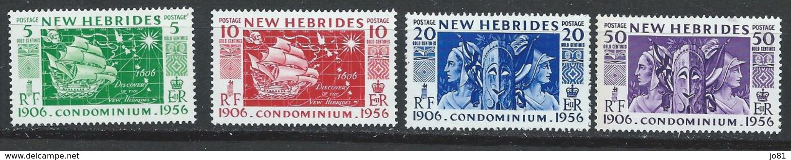 Nouvelles-Hébrides YT 171-174 XX / MNH - Unused Stamps