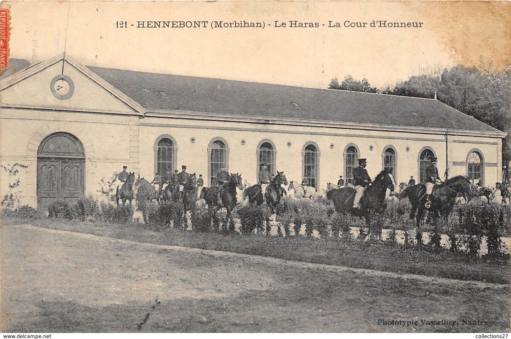 56-HENNEBONT- LE HARAS- LA COUR D'HONNEUR - Hennebont