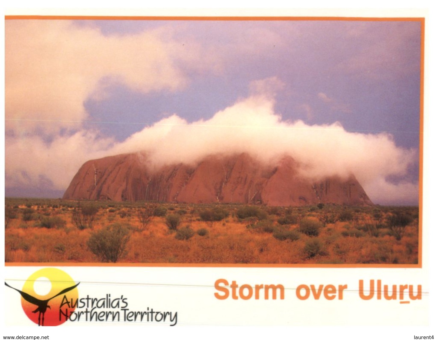 (147) Australia - NT - Uluru And Storm - Uluru & The Olgas