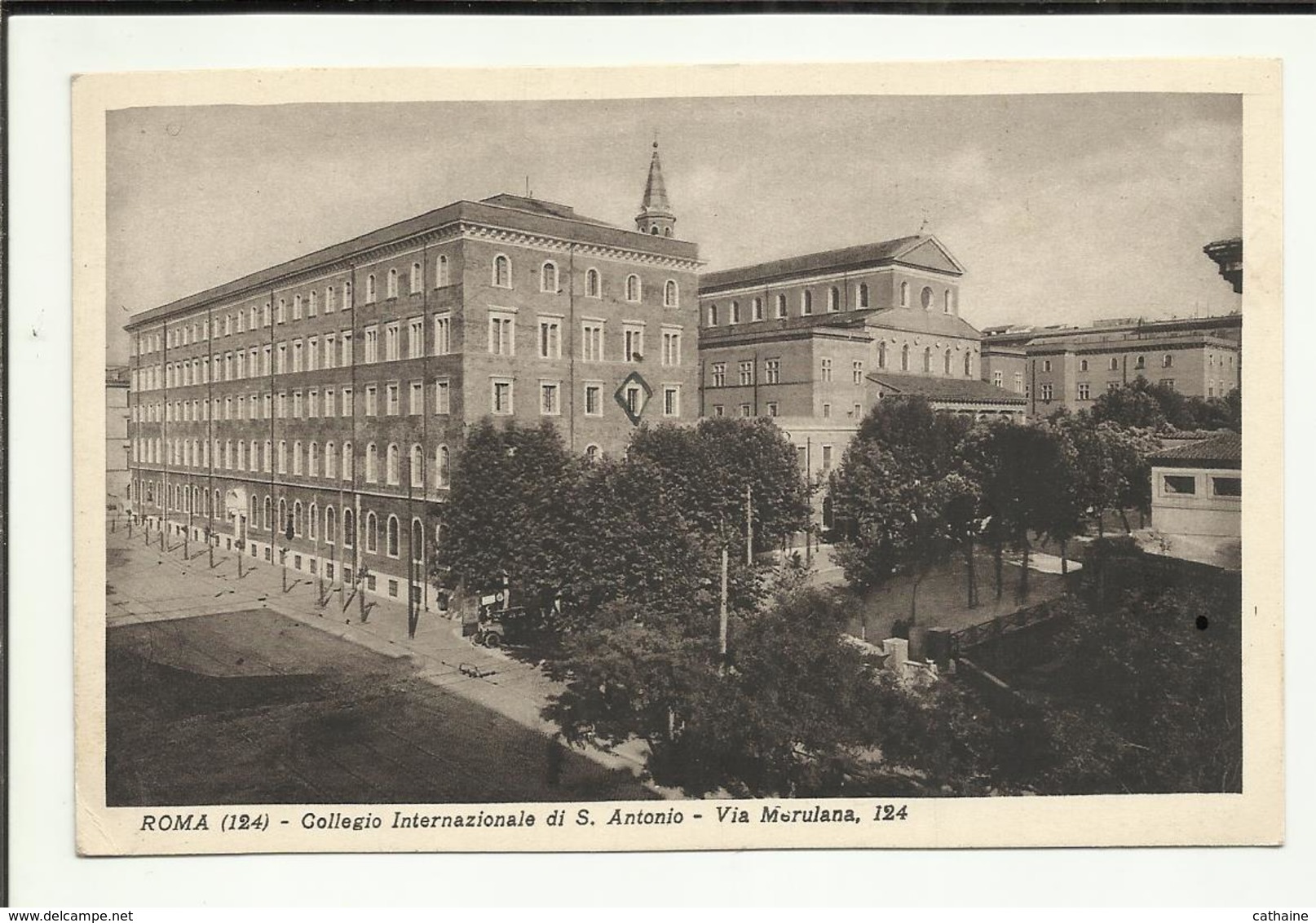 ITALIE . ROMA . COLLEGIO INTERNAZIONALE DI S. ANTONIO . VIA MERCULANA - Enseignement, Ecoles Et Universités