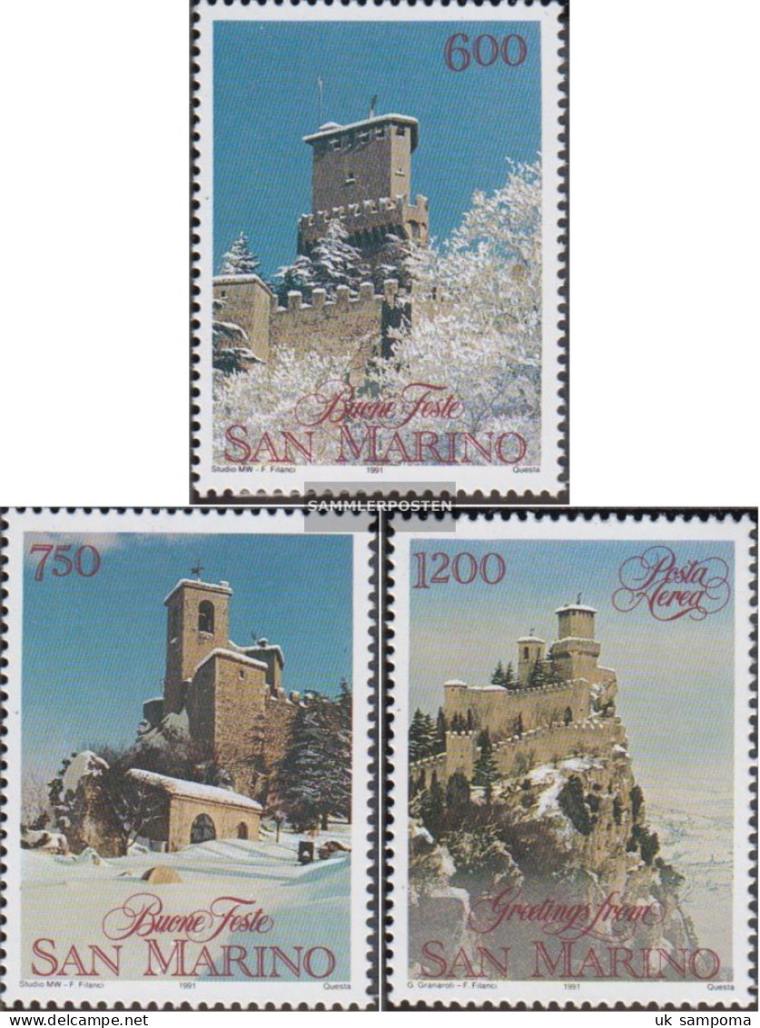 San Marino 1488-1490 (complete Issue) Unmounted Mint / Never Hinged 1991 Christmas - Ongebruikt