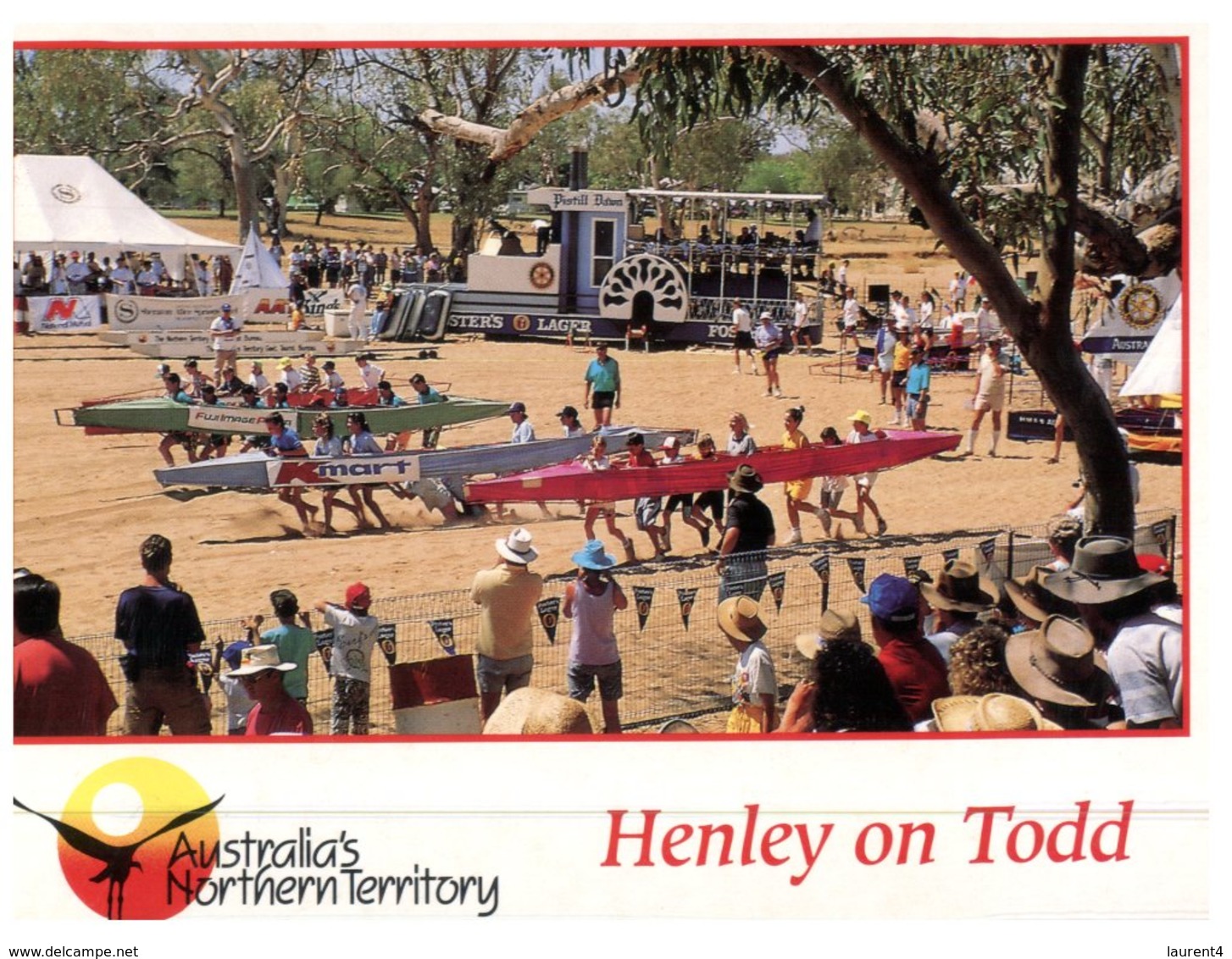 (147) Australia - NT - Alice Springs - Henley On Todd - Dry River Boat Race - Alice Springs