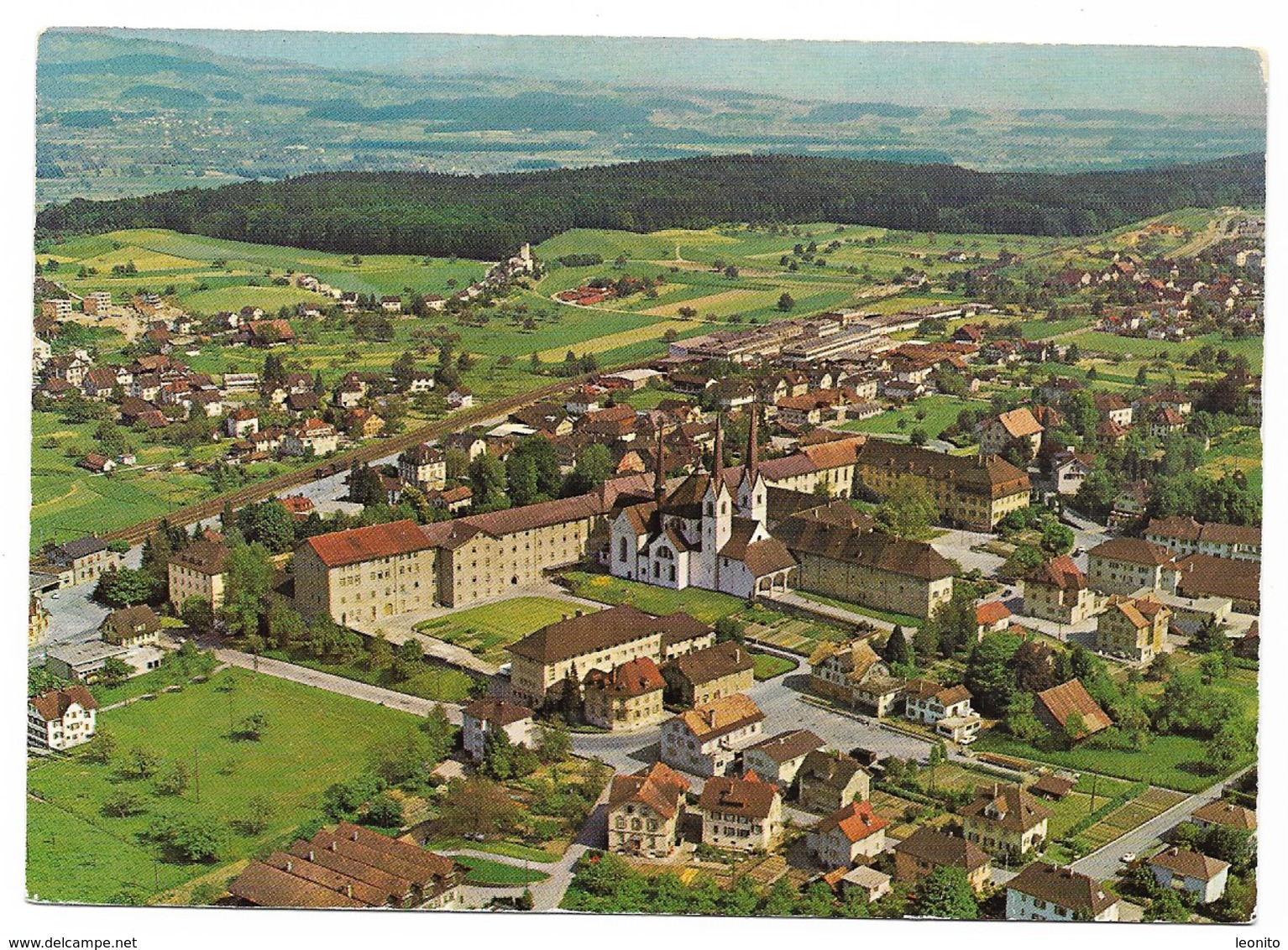 MURI AG Benediktinerabtei Kloster 1027 Flugaufnahme - Muri