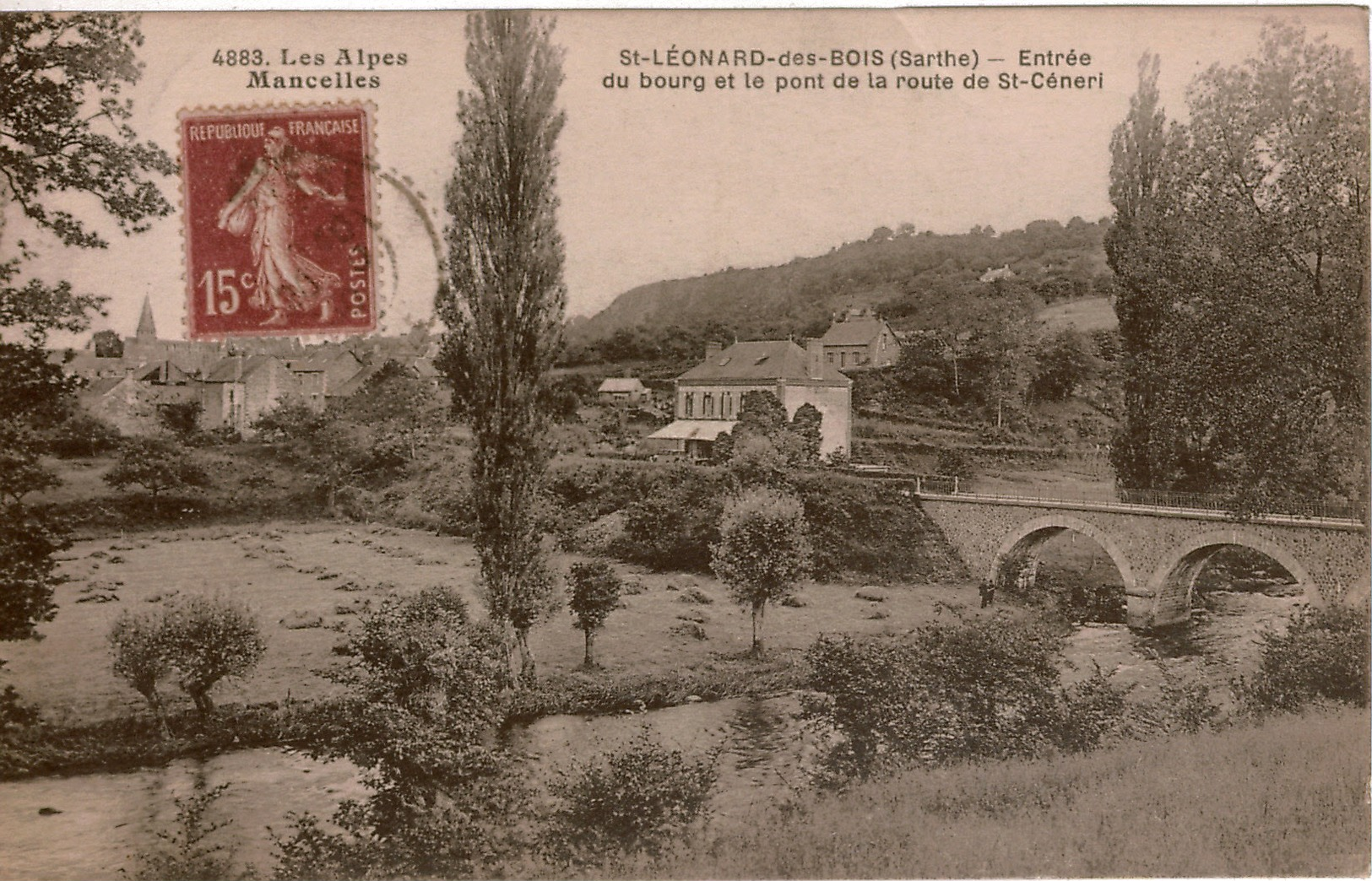 Lot 72  8 Cpa  Les Alpes Mancelles SAINT-LEONARD -des-BOIS  Dont Moulin Du Val Animée - 5 - 99 Postales