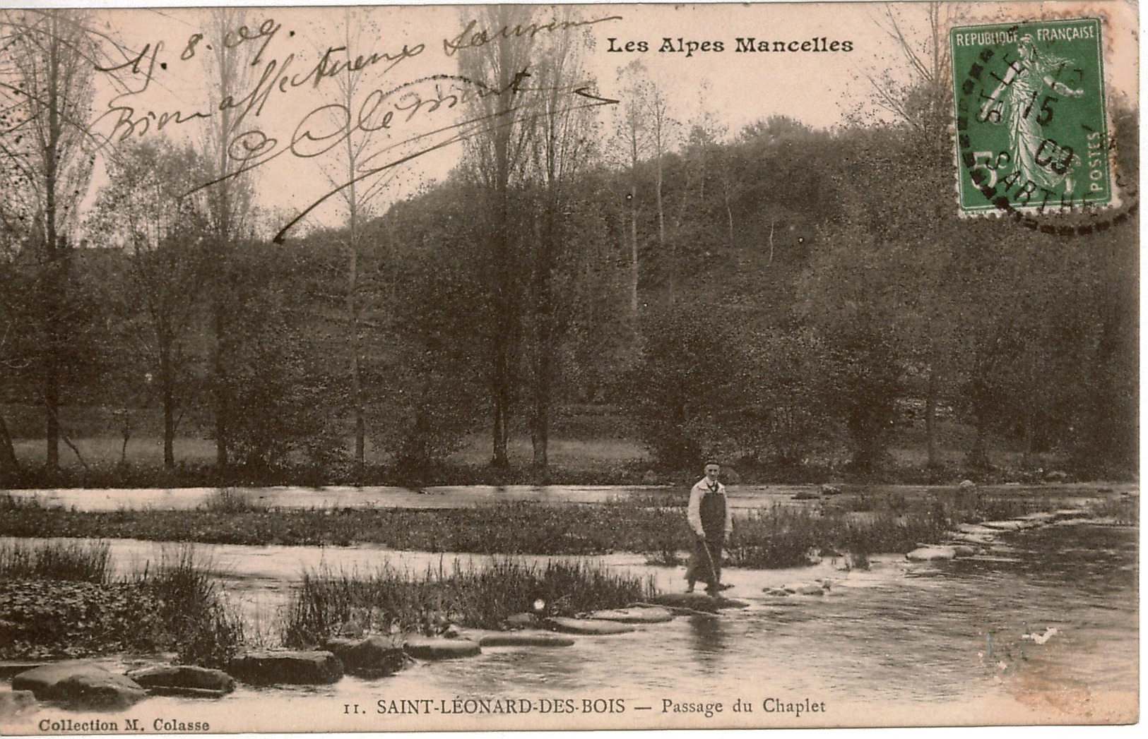 Lot 72  8 Cpa  Les Alpes Mancelles SAINT-LEONARD -des-BOIS  Dont Moulin Du Val Animée - 5 - 99 Postales