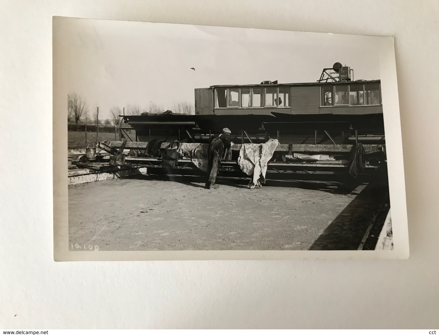 Erkegem  Oostkamp   FOTO  Autoroute Bruxelles-Ostende   Chantier à Erkegem 09/03/1938 - Oostkamp