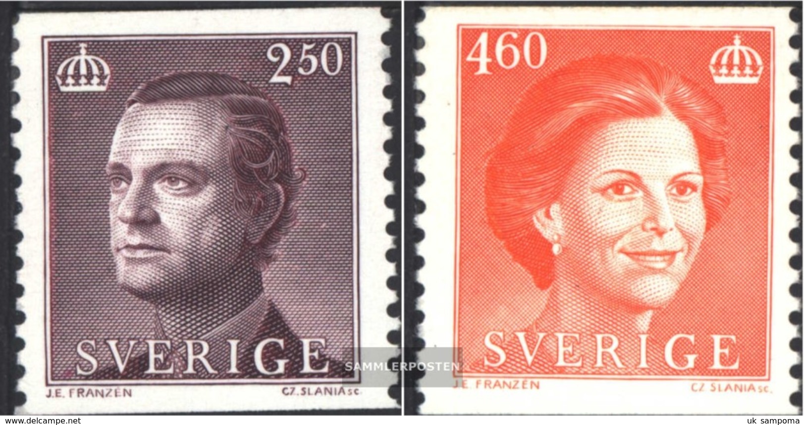 Sweden 1587-1588 (complete.issue.) Unmounted Mint / Never Hinged 1990 Clear Brands - Unused Stamps