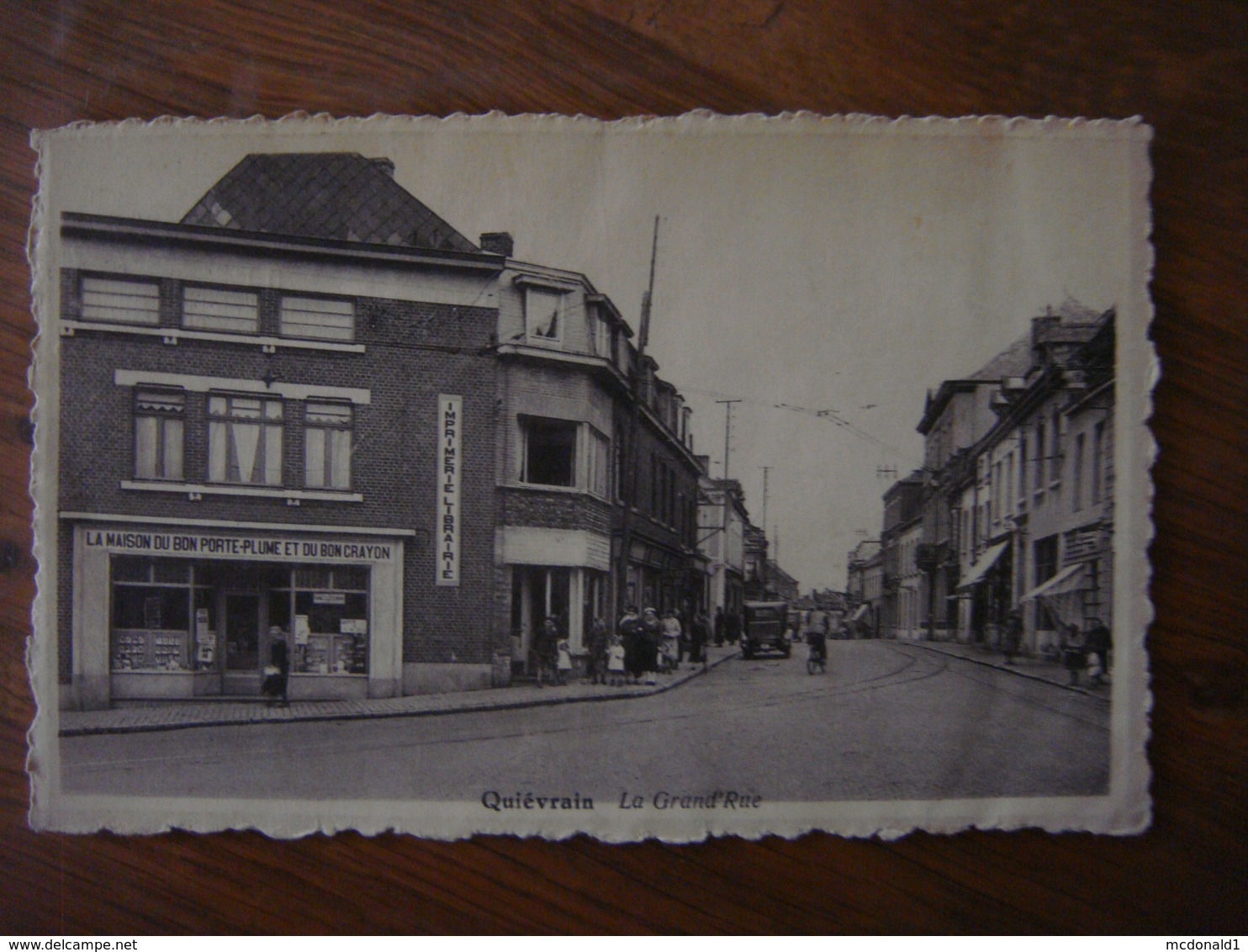 QUIEVRAIN - Grand'Rue - 1947 --- Imprimerie - Librairie La Maison Du Bon Porte-plume Et Du Bon Crayon - Quiévrain