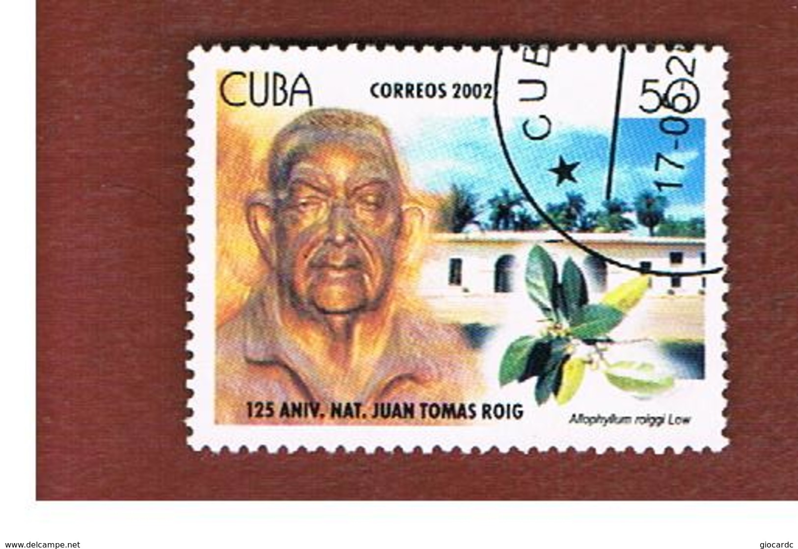 CUBA -  MI  4432 -  2002   ANNIVERSARY OF J.T. ROIG      - USED - Usados