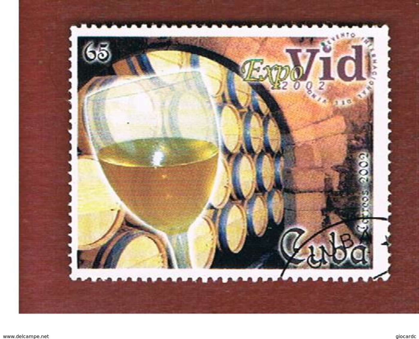 CUBA -  MI  4435 -  2002  EXPOVID: WINE    - USED - Oblitérés