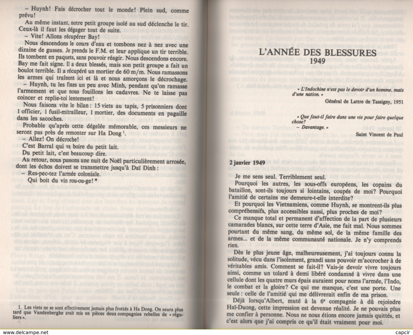 1947-1952. Guerre France-Indo : L'adjudant Vandenberghe Et Sa 11e Cie Légère De Supplétifs En Indochine (5 Scannes) - Other & Unclassified