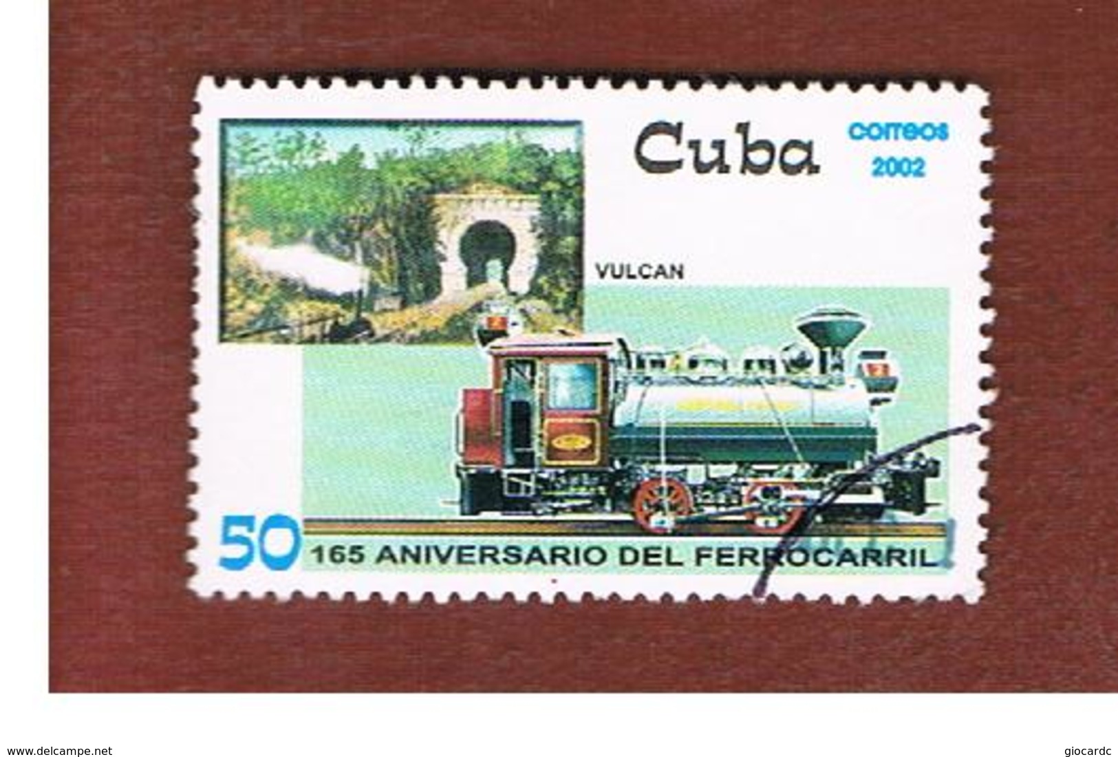 CUBA -  MI  4475 -  2002   LOCOMOTIVES: VULCAN    - USED - Usados