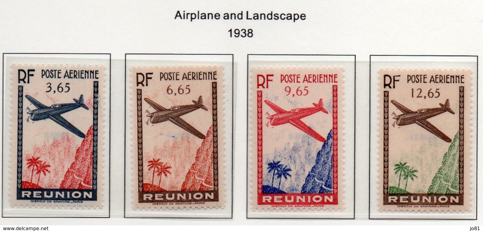 Réunion YT PA 2-5 XX / MNH - Poste Aérienne