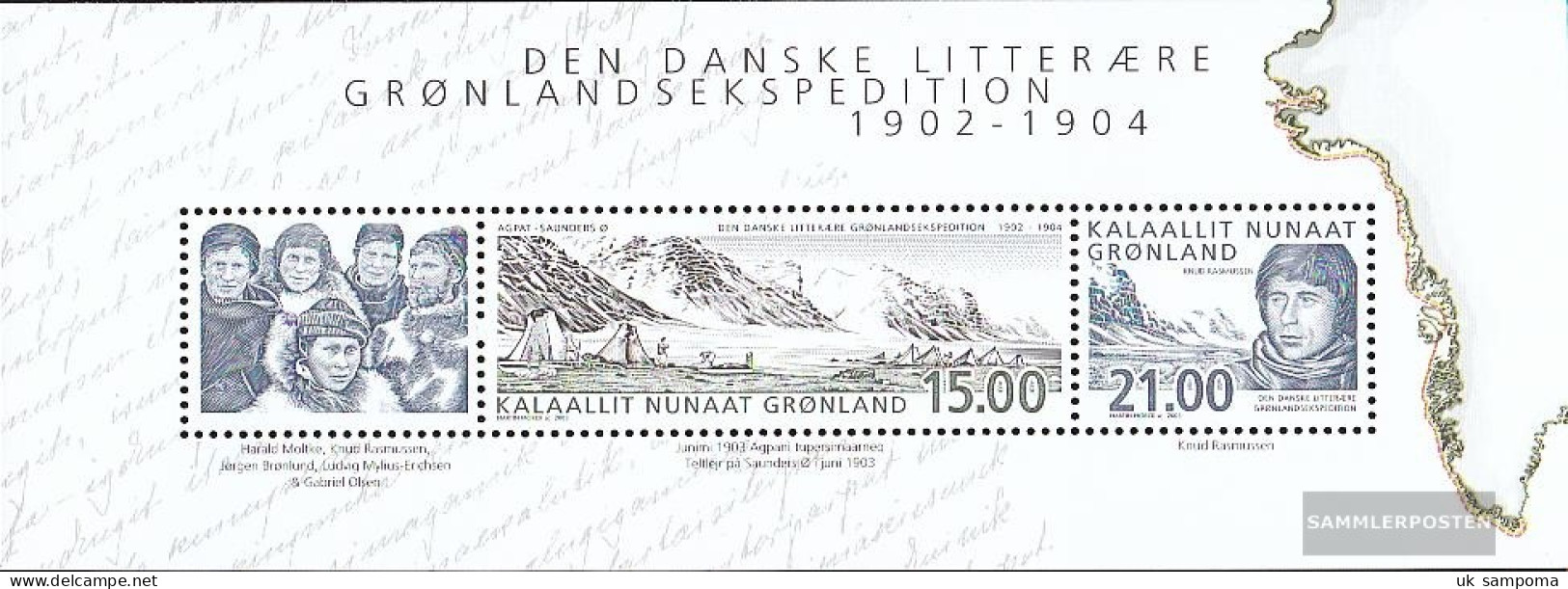 Denmark - Greenland Block25 (complete Issue) Unmounted Mint / Never Hinged 2003 Expeditions In Greenland - Blocks & Sheetlets