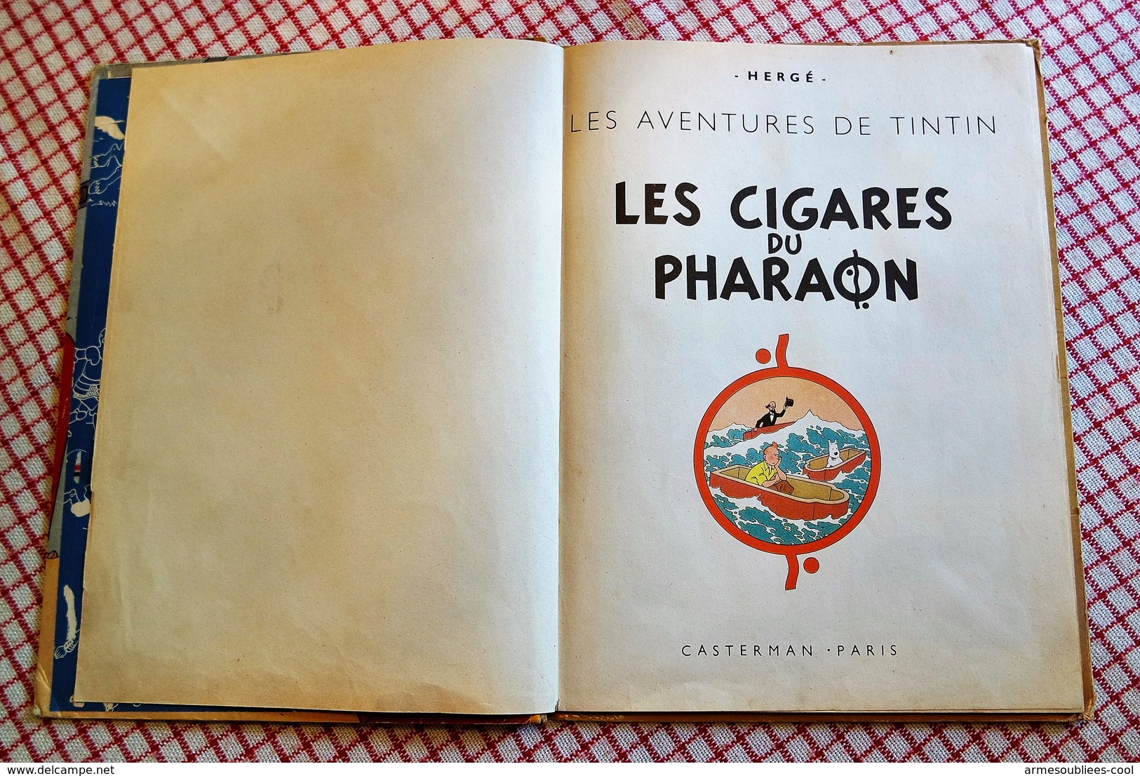 Les Cigares Du Pharaon - Tintin