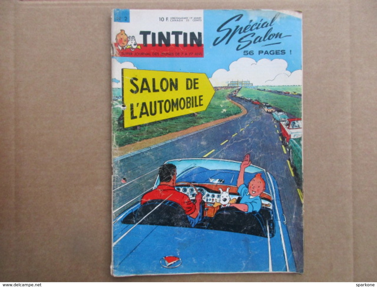 Tintin Le Super Journal Des Jeunes De 7 à 77 Ans  (N° 2 / 1964) 19° Année Édition Belge - Altri & Non Classificati