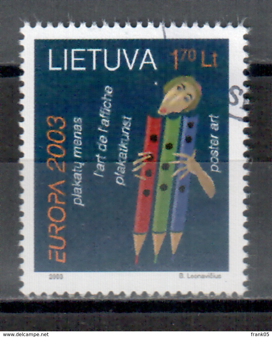 Litauen / Lithuania / Lituanie 2003 EUROPA Gestempelt/used - 2003