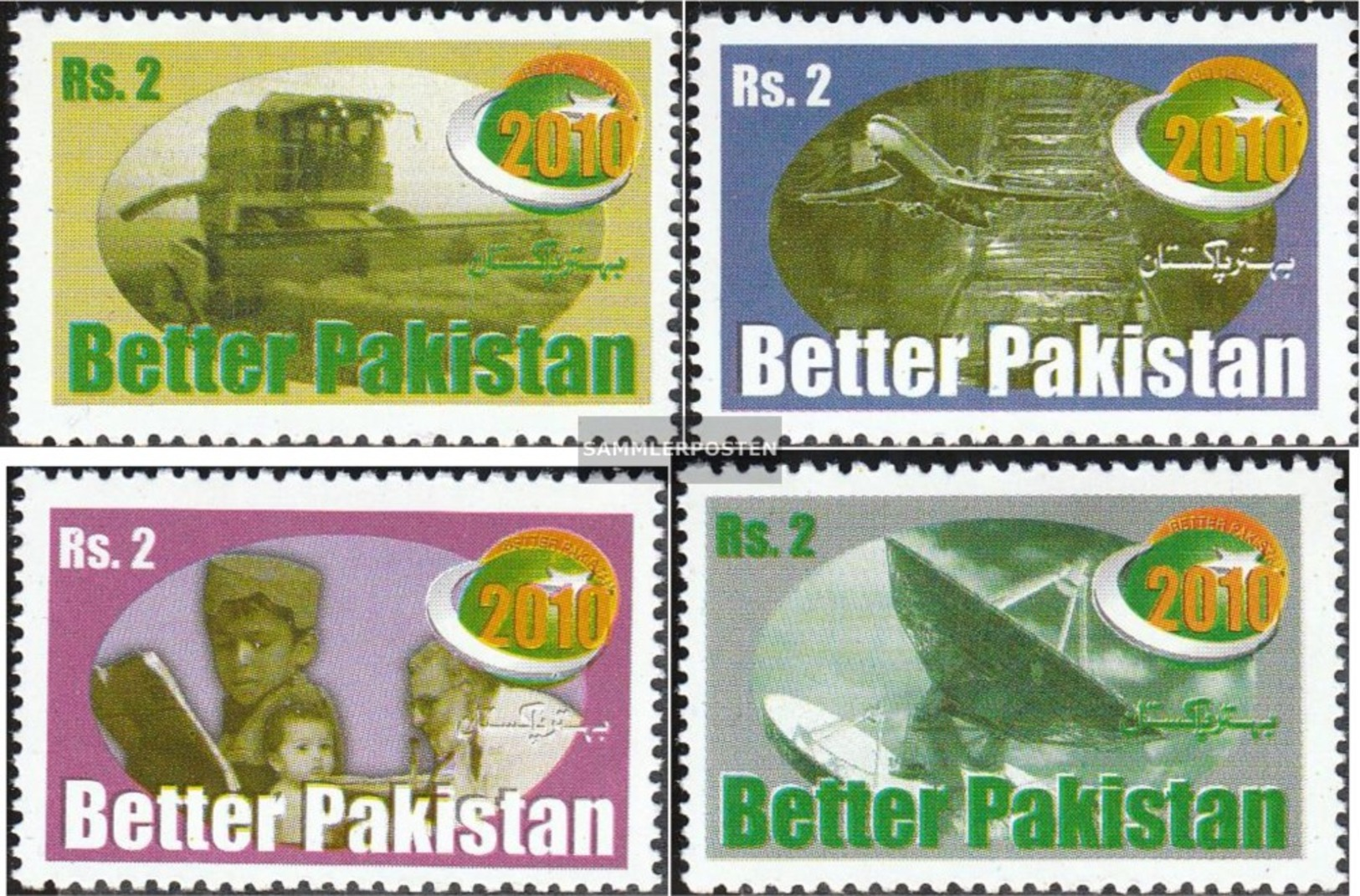 Pakistan 1017-1020 (completa Edizione) MNH 1998 Entwicklungsprogramm - Pakistan