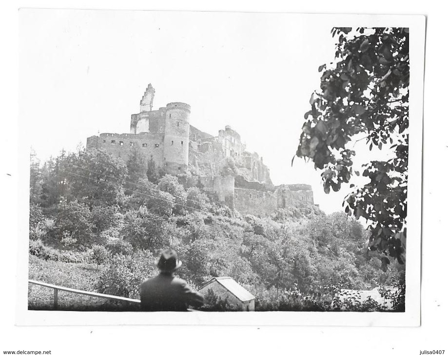 VIANDEN (Luxembourg) Photographie Vue Du Chateau 1932 - Vianden