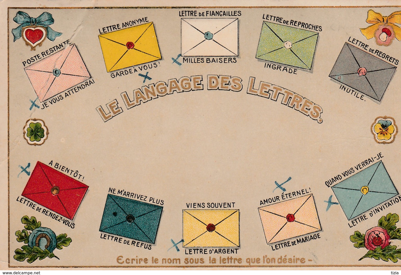 Le Langage Des Lettres. - Other & Unclassified