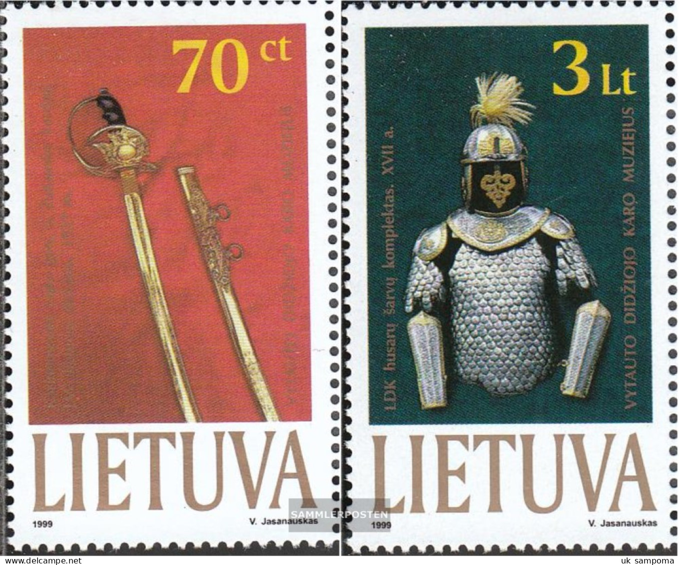 Lithuania 712-713 (complete Issue) Unmounted Mint / Never Hinged 1999 Vytautas - Lithuania