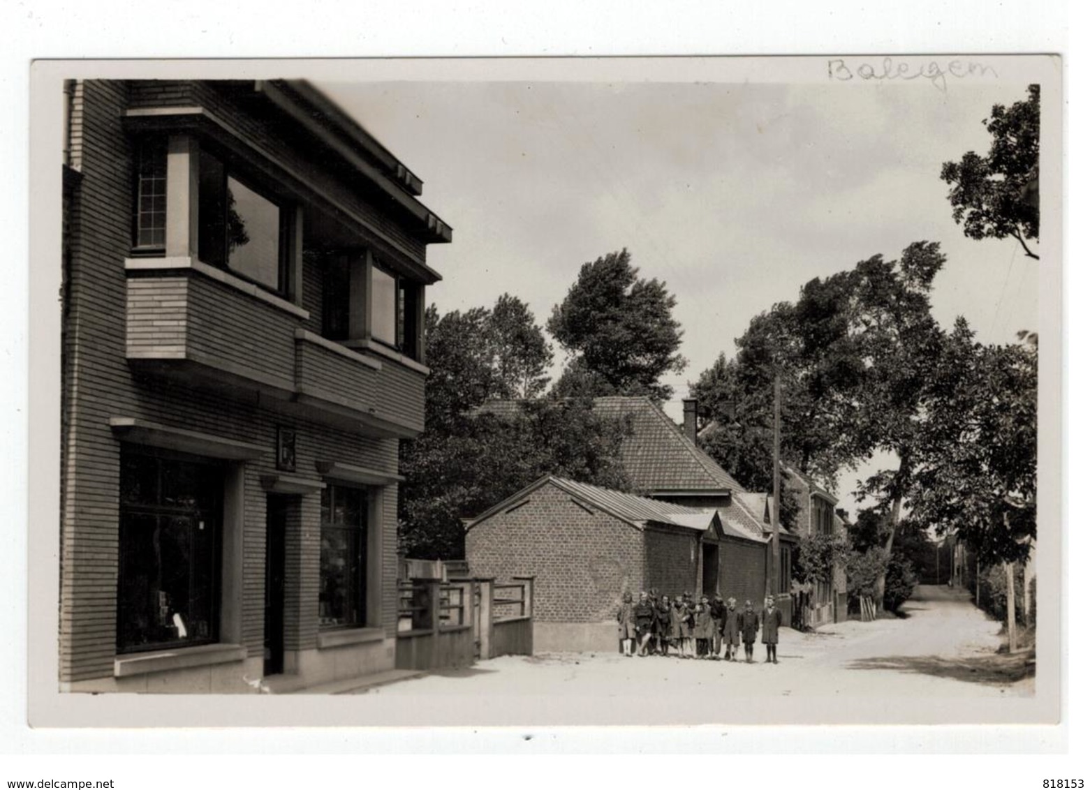 Balegem  -  Gemeenteschool  Fotokaart - Oosterzele