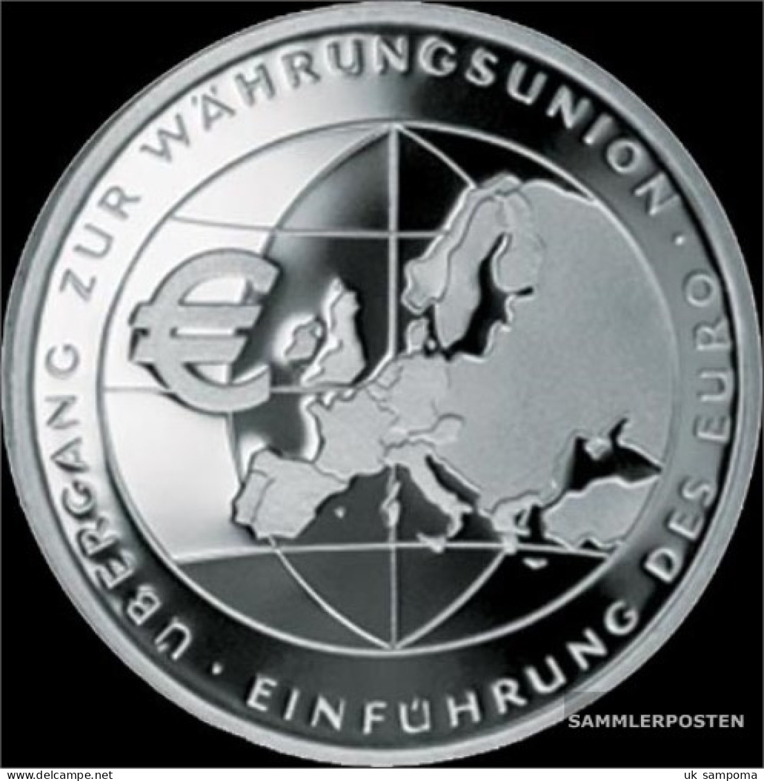 FRD (FR.Germany) Jägernr: 490 2002 F Stgl./unzirkuliert Silver Stgl./unzirkuliert 2002 10 Euro European Monetary Union - Germany