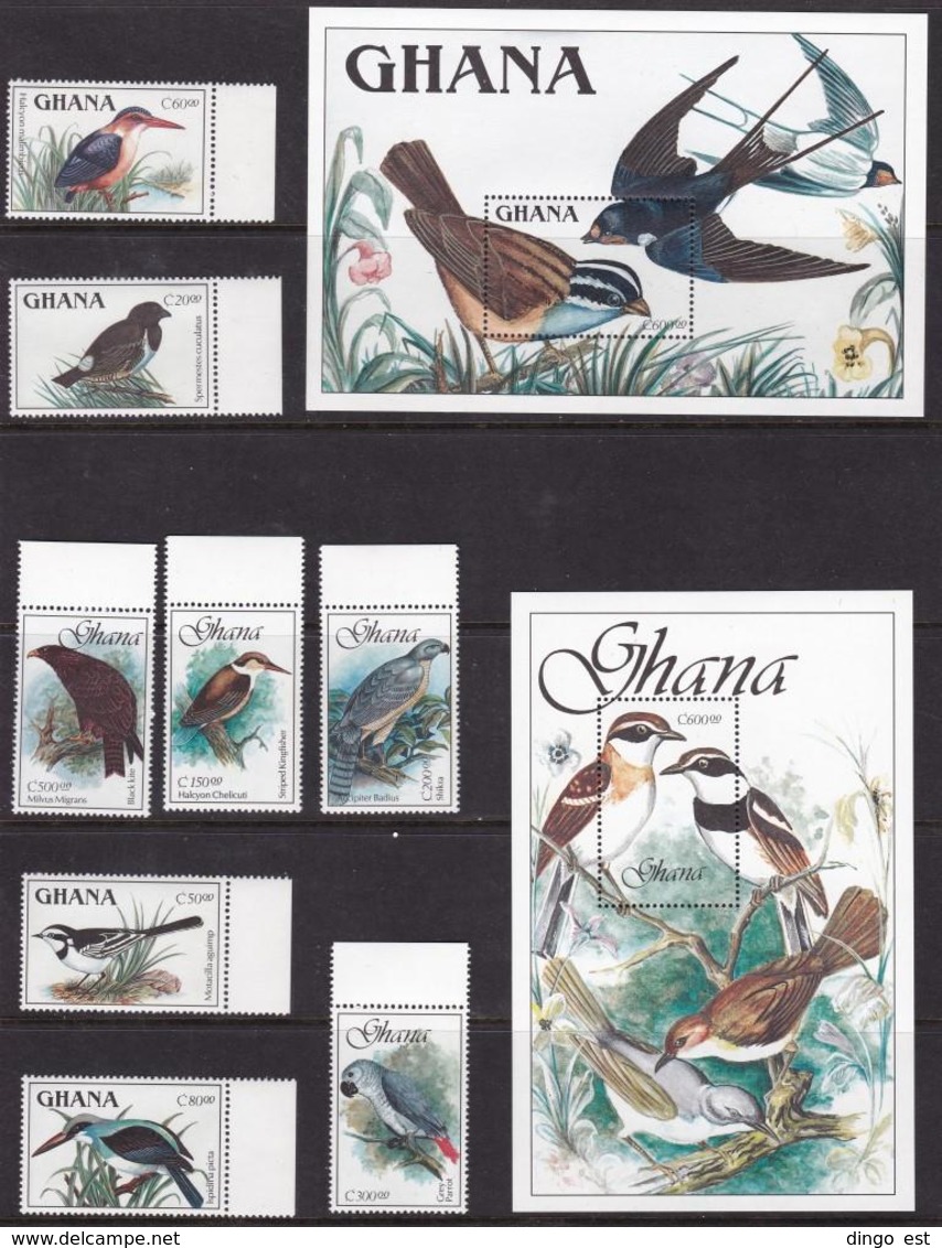 Ghana, Fauna, Birds MNH / 1989 - Autres & Non Classés