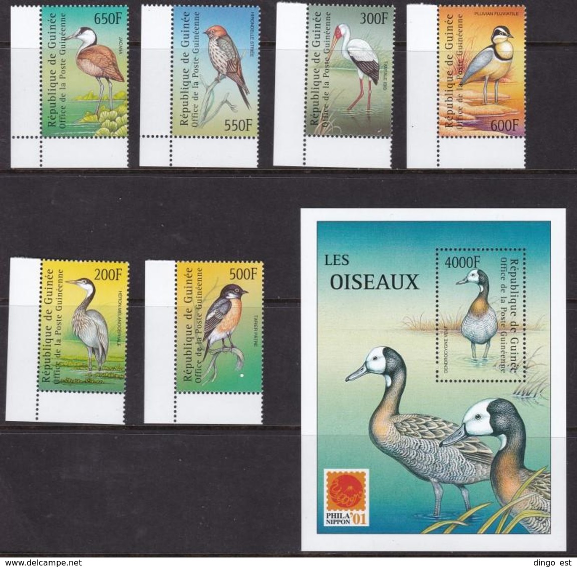 Guinea, Fauna, Birds MNH / 2001 - Altri & Non Classificati