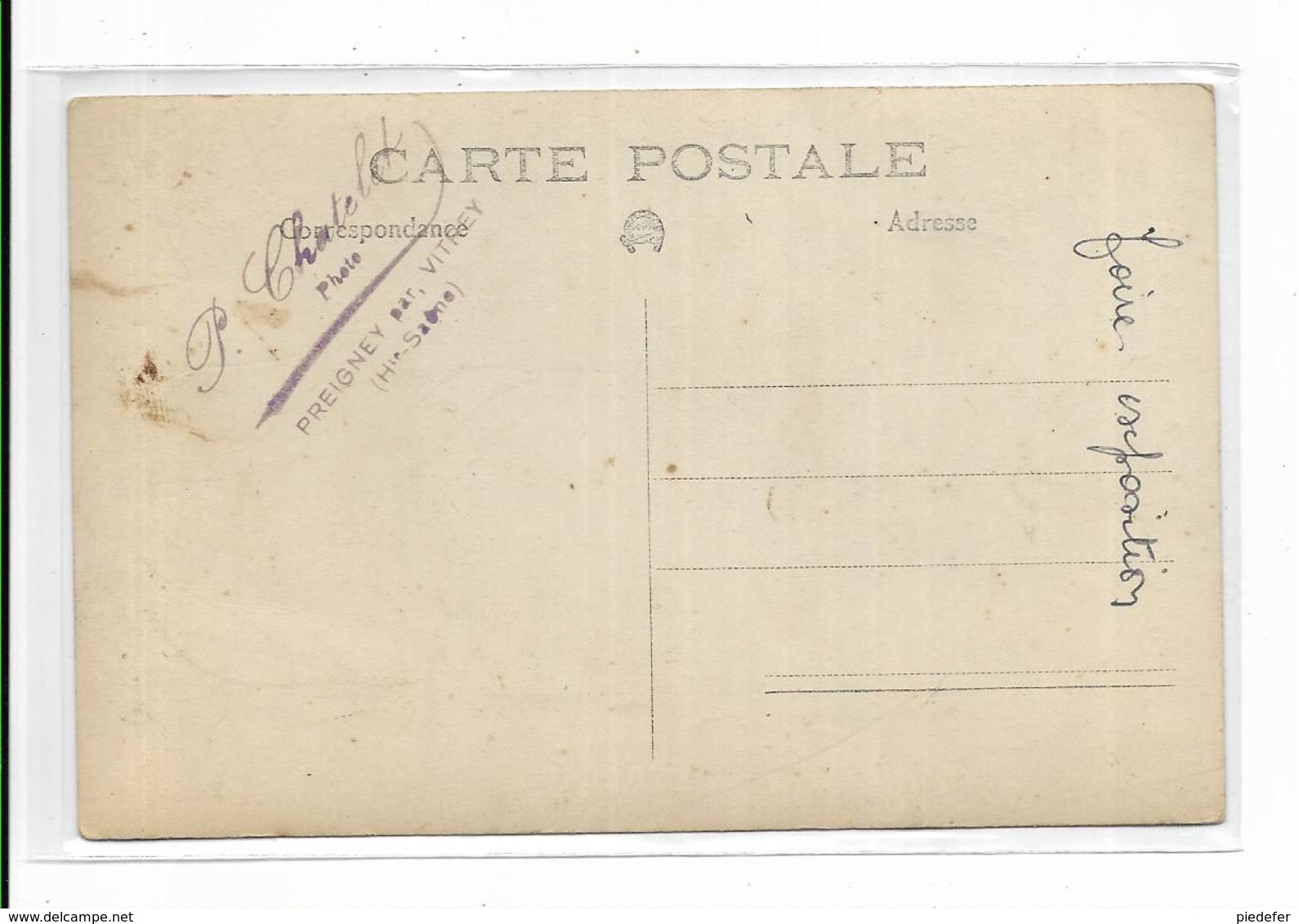 70 - Carte-photo " Café-restaurant Chez Michel "  Il S' Agit Avec Certitude De Jussey, Rue Gambetta - Autres & Non Classés