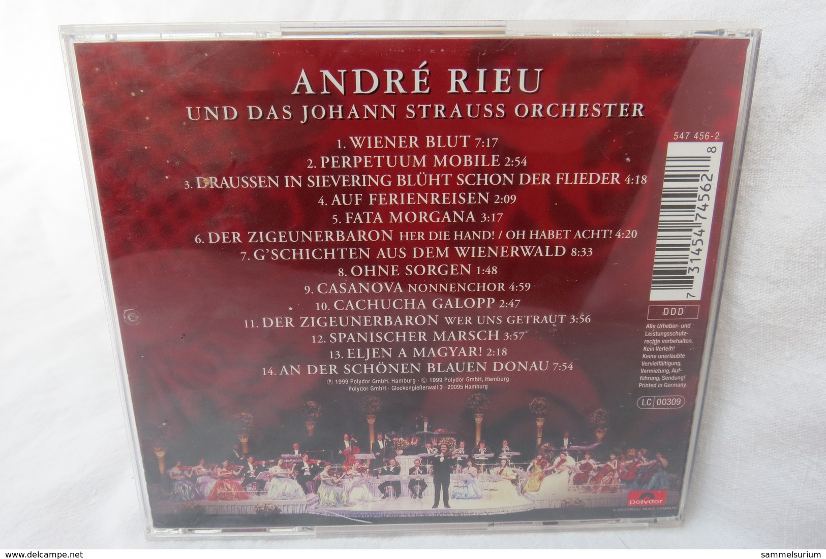 CD "André Rieu Und Das Johann Strauss Orchester" 100 Jahre Strauß - Strumentali