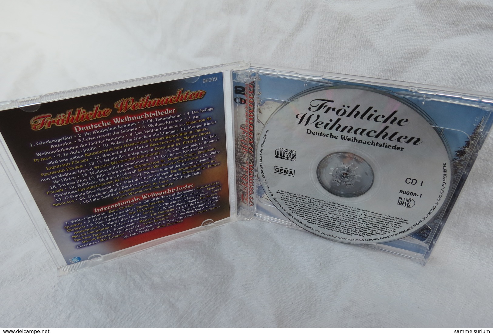 2 CDs "Fröhliche Weihnachten" Deutsche Und Internationale Weihnachtslieder - Weihnachtslieder