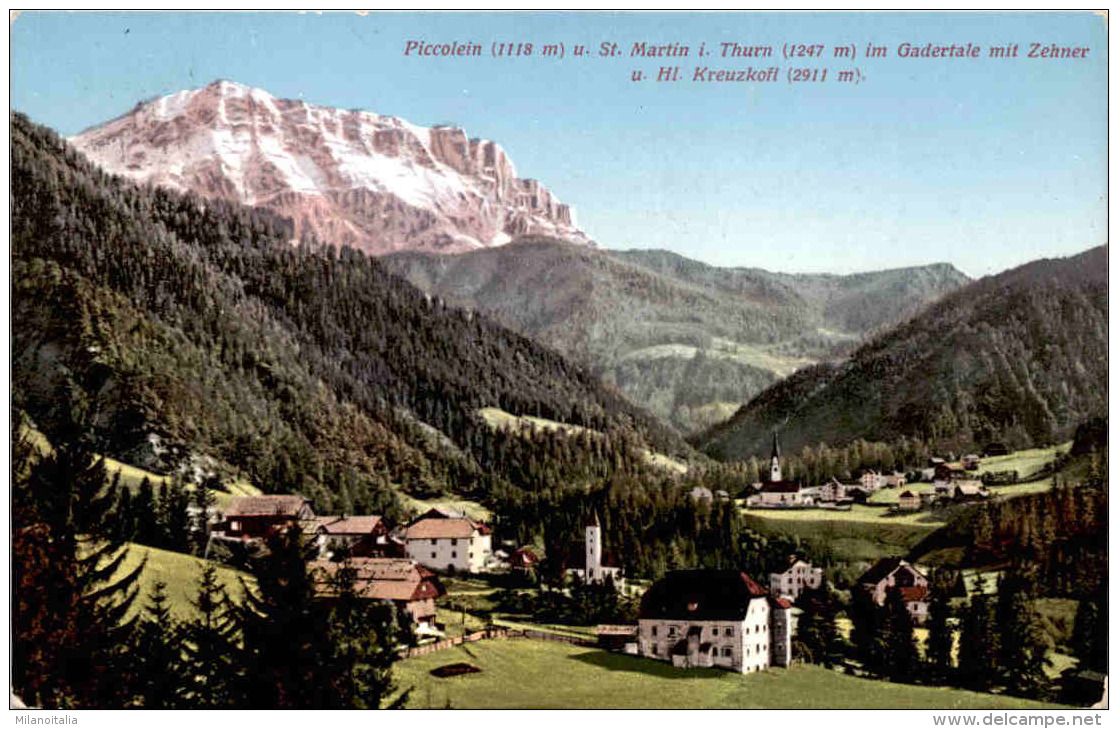 Piccolein U. St. Martin I. Thurn Im Gadertale Mit Zehner U. Hl. Kreuzkofl (534) * 19. 8. 1913 - Altri & Non Classificati